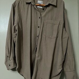 Universal Thread Taupe Button Down Shirt